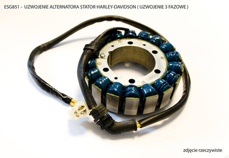 Uzwojenie alternatora (stator) harley-davidson ( uzwojenie 3 fazowe )