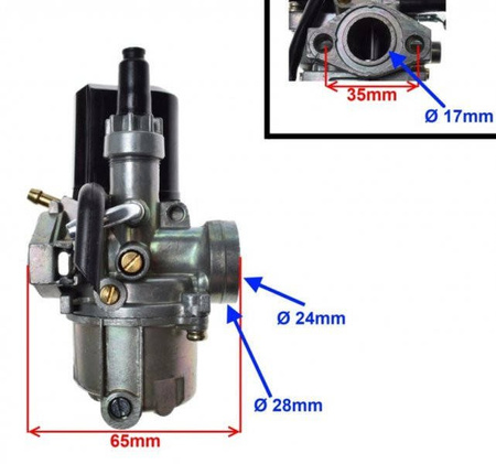 Gaźnik Peugeot Honda Speedfight Buxy Trekker Viva