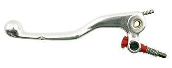 Dźwignia sprzęgła ktm sx/exc '04-'07 ze sprężynką i śrubą regulacyjną (krótka), kolor srebrny (dskt03svk) (73761)