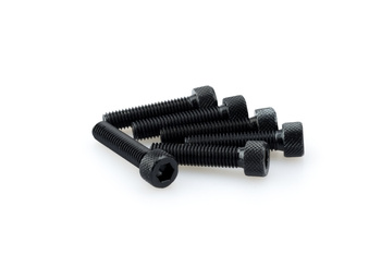 Śruby z anodyzowanego aluminium blister 6 śrub imbusowych m8x35mm czarne