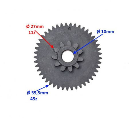 Koło pośrednie rozrusznika Yamaha YBR 125