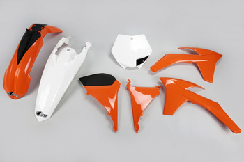 komplet plastików ktm sx '11 kolor oem (pomarańczowy) (kt509e999)