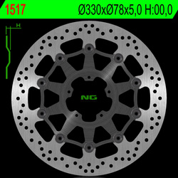 Tarcza hamulcowa przód ducati scrambler 800 15-18 (330x78x5,0mm) (5x8,5mm)