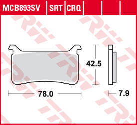 Klocki hamulcowe kh700 sinter street honda cb 1000 r 18-19, cb 1100r 17-19, cbr 1000 r fireblade 17-19, vfr 800 17-19, przód