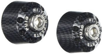Ciężarki / końcówki kierownicy krótkie puig do bmw f800gs 13-20 carbon
