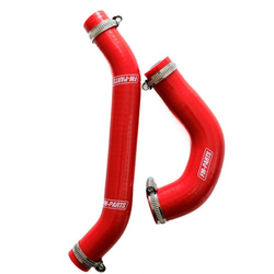 SILIKONOWE WĘŻE/PRZEWODY CHŁODNICY KTM EXC 250/300 TPI '24; HUSQVARNA TE/TEI 250/300 TPI '24; GAS-GAS EC 250/300 TPI '24 KOLOR CZERWONY