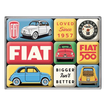 Magnes Fiat 500 Loved zestaw 9 szt. 83121
