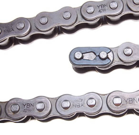 Łańcuch napędowy do motocykla YBN 120 ogniw 428H do WSK