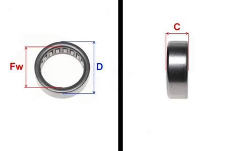 Łożysko igiełkowe skrzyni biegów 139FMB HK1412