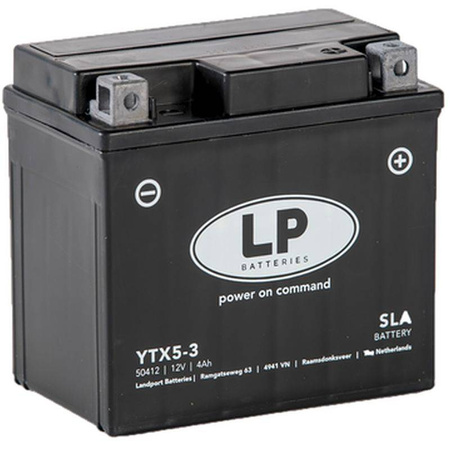 Landport akumulator ytx5-3 (ytx5l-bs) 12v 4ah (113x70x105mm) sla bezobsługowy - zalany (10)
