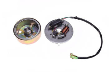 Stator iskrownik 2 cewki + koło magnesowe do MBK 51