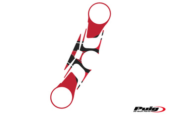 Radikal osłona półki kierownicy puig do aprilia rsv4 09-12 czerwony