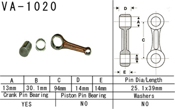 KORBOWÓD HONDA TRX 90 '93-'19 (VA1020) (MADE IN JAPAN)