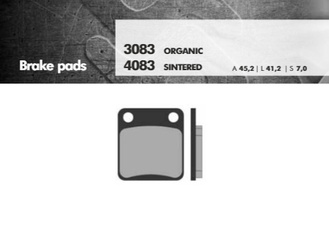 Klocki hamulcowe kh54 / kh257 spiek metaliczny (złote) (ft 4083)