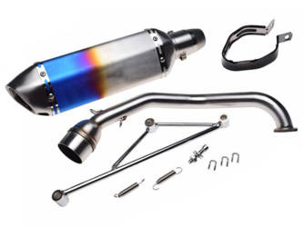 Układ wydechowy skuter 125 GY6-125 Multikolor