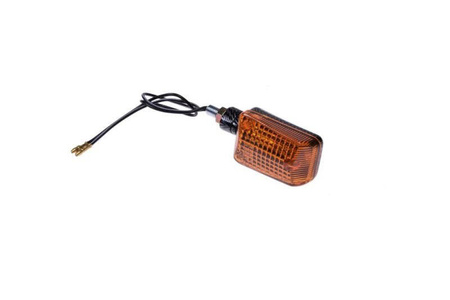 Kierunkowskaz mini carbon pomarańczowy krótki
