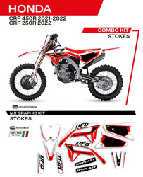 Komplet naklejek (oklein) honda crf 250r '22