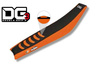 Pokrowiec/poszycie na siedzenie ktm sx-sxf '98-'06, exc '98-'07, double grip 3, kolor czarny/pomarańczowy
