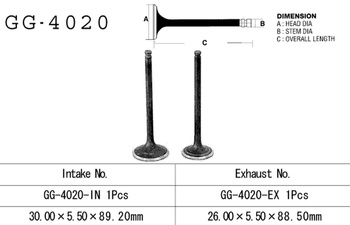 ZAWÓR WYDECHOWY KAWASAKI KLT 160/185 ' 85-87' KLF 185 '85-88' (OEM: 12005-1051) (1SZT.) (MADE IN JAPAN)