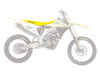 Pokrowiec/poszycie na siedzenie suzuki rmz450 '18-'23, rmz250 '19-'23, zebra kolor czarny/żółty