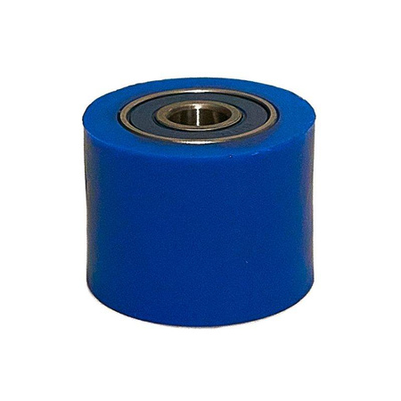 Rolka łańcuch a 32mm niebieska (z łożyskiem)