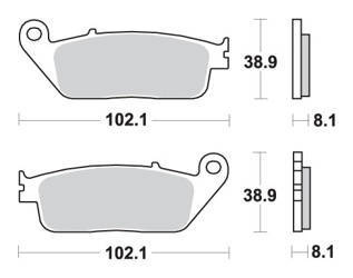 Hamulcowe kh142 / kh226 racing dual carbon