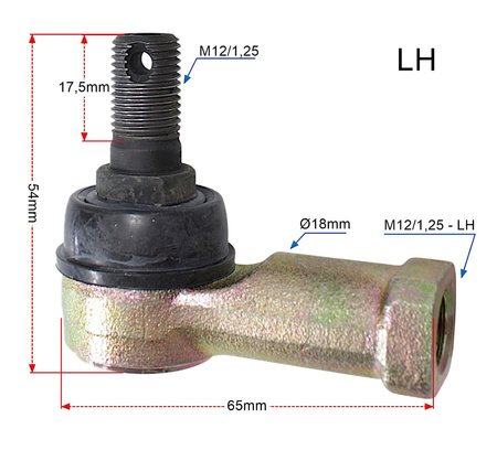 Końcówki Drążków Kierowniczych Tekyo Lewa + Prawa Yamaha 51-1007-Lr