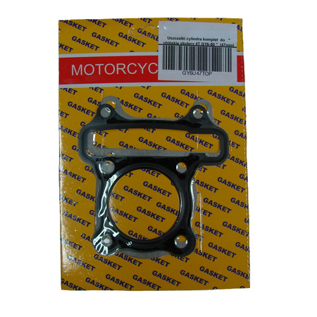 Uszczelki głowicy i cylindra GY6 139QMB 4T 47mm do skutera