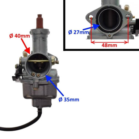 Gaźnik silnik Zs154Fmi-2