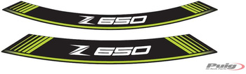 Paski Na Felgi Puig Do Kawasaki Z650 Zielone