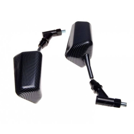 Lusterka Prostokąt Wspornik carbon M10 M04-0505