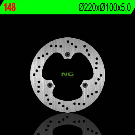 Tarcza hamulcowa tył kawasaki 250 ninja '08-'13 (220x100x5) (3x10,5mm)