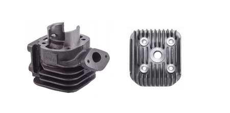 Cylinder Żeliwny Z Głowicą Power Force Yamaha Bws Minarelli Vertical 47mm 2t