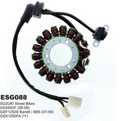 Uzwojenie alternatora (stator) suzuki gsf 650 '07-'08, gsf 1250 '07-'09, gsx 650f '08-'09, gsx 1250f '11 (z impulsatorem)