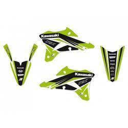 Komplet naklejek (oklein) kawasaki kx 85 '14-'21, dream 4 kolor zielony/czarny