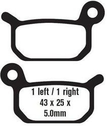 KLOCKI HAMULCOWE  EBC FA325R