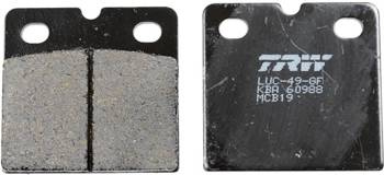 Klocki hamulcowe kh18 organic bmw r 80 gs / rt k1 / k 100 lt / rs 80-92, triumph bonneville 87-, przód/tył