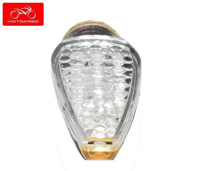 KIERUNKOWSKAZ LED POMARAŃCZOWA KOŃCÓWKA E8