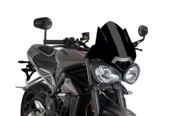 Szyba Owiewka Puig Do Triumph Speed Triple / R 16-21 Czarna