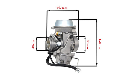 Gaźnik Power Force 40mm Pd40j Polaris Sportsman 500 Scrambler Gzc000051