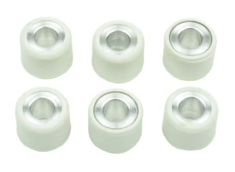 Rolki wariatora 6 szt. 15 x 12 mm 5 gr. Aprilia amico/gulliver/scarabeo/sonic/sr 50, piaggio brovo/ciao/grillo 50, yamaha bws/cs/ct/cw/jog/y