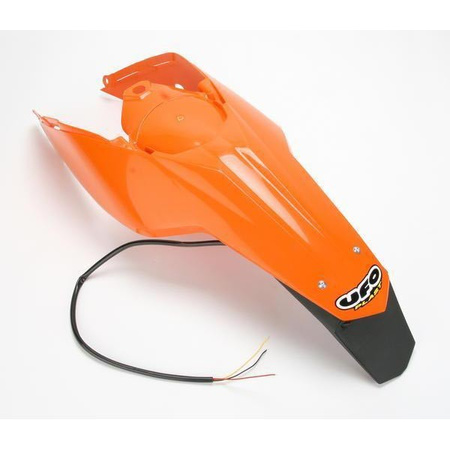 Błotnik tył ktm sx/sxf '11-'13 z lampą kolor pomarańczowy ( enduro z lampką led )