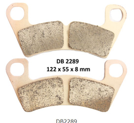 KLOCKI HAMULCOWE KH740 PRZÓD ARCTIC CAT PROWLER 812 PRO '19-'21, WILDCAT 1000 '19-'21, CUSHMAN HAULER DIESEL '19-'20