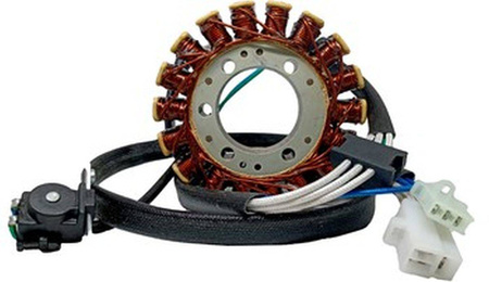 Uzwojenie alternatora stator yamaha xv 250 virago '95-07, xv 250 v-star '08-20, xv 125 virago '97, (oem 3dm-81410-00)