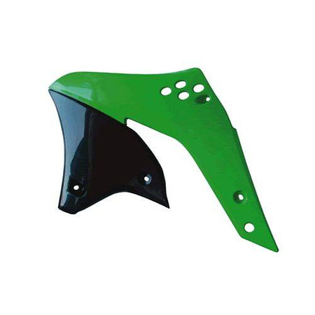 Osłony chłodnicy kawasaki kxf 250 (06-08) kolor zielony oem (cvkxfve0026) (ka03767026)