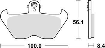 Klocki hamulcowe kh407 kh246 sinter street bmw k1 88-93, k 100 89-92, r 1100 gs / r / rs / rt / s / st 93-06, r 1150,gs 99-01, k 1200 lt / r