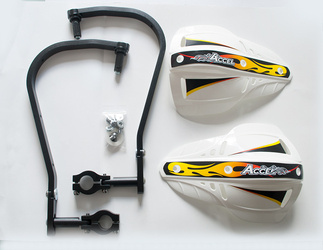 Osłony rąk (handbary) z mocowaniem aluminiowym enduro 22mm (hg- kolor czarny, sd- kolor biały)