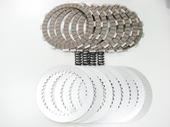 TARCZE, PRZEKŁADKI I SPRĘŻYNY SPRZĘGŁOWE (KOMPLET) SUZUKI DR 650 '96-'16 (EBS3386)