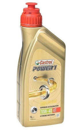 Olej castrol power 1 racing 4t 10w40 syntetyczny