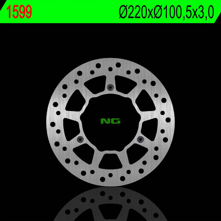 Tarcza hamulcowa przód yamaha yz 85 93-22 (220x100,5x3,0mm)(3x6,5mm)